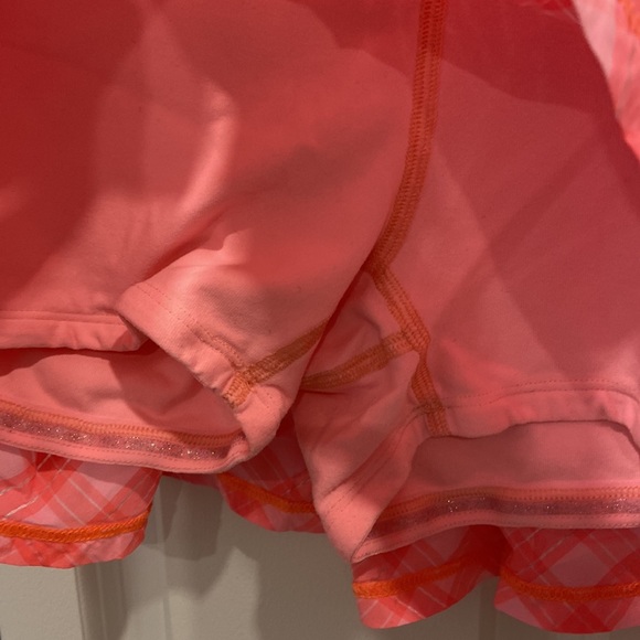 Ivivva Peach Plaid Skort - Picture 2 of 4